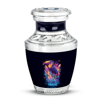 Sublime Hornbill Cremation Urns for Human Ashes - Blue 10-inch - Yatskia