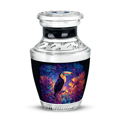 Everlasting Blue Hornbill Testament Urn for Human Ashes - 10-inch, 200 cu in - Yatskia