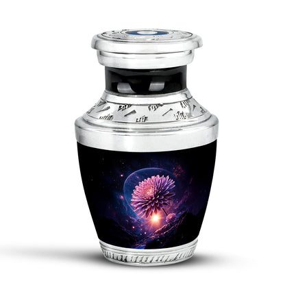 Everlasting Black Daisy Sentinel Urn for Human Ashes - Yatskia