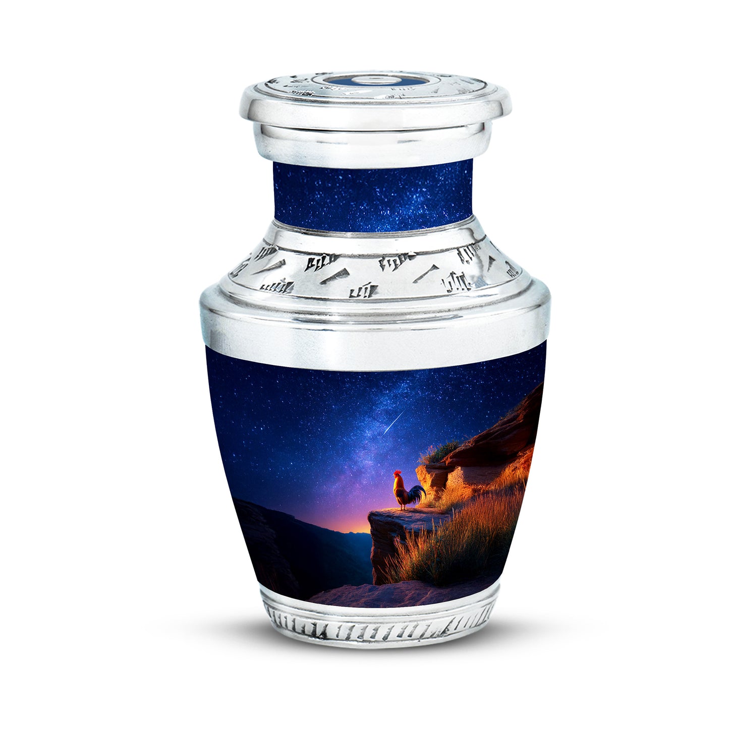 Personalized Blue Hen Cremation Urns for Ashes - Captivating 10-inch - Yatskia