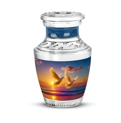 Blue Dove Cremation Urns - Glorious Testament 10-inch, 200 cu in - Yatskia