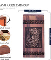 Tiger Design Wood Urn for Cremation, suitable for Adult or Dad, Funeral urn for storing Human Ashes