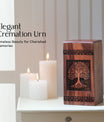 Tree of Life urn designed for adult female ashes, biodegradable and honoring human ashes