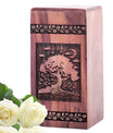 Biodegradable Tree of Life urn, suitable for adult woman's ashes post cremation.