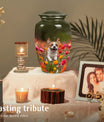 Golden Retriever Funeral Cremation Urn For Ashes - Custom Pet Urn