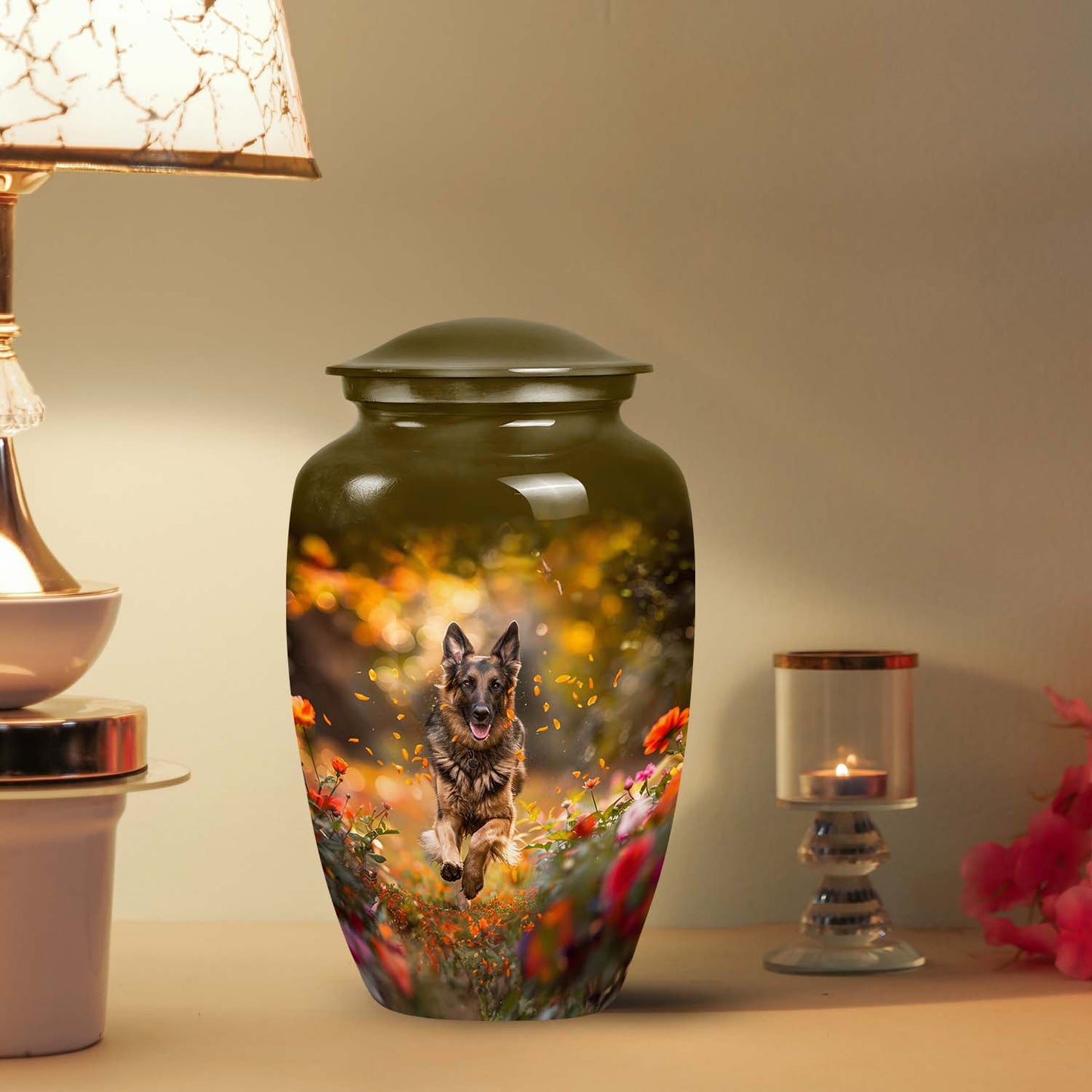 Personalized Dog Memorial Urn for Pet Ashes - Yatskia