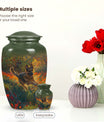 Flower Fields Joy German Shepherd Small Urn - Dog Memorial Urn