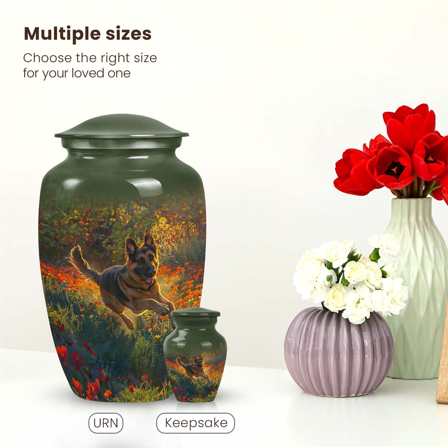 Personalized Dog Cremation Urn for Pet Ashes - Yatskia