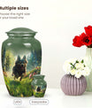 Forest Play German Shepherd Keepsake Urn - Small Pet Urn