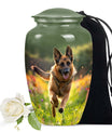 German Shepherd Cremation Urn for Ashes - Dog Memorial Urn