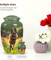 German Shepherd Cremation Urn for Ashes - Dog Memorial Urn