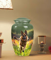 German Shepherd Cremation Urn for Ashes - Dog Memorial Urn