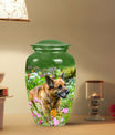 German Shepherd Dog Pet Large Cremation Urn - Large Dog Urn