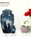 Two German Shepherd Cremation Urn for Ashes - Large Dog Urn
