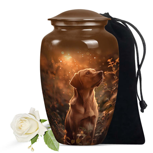 Labrador Retriever Pet Cremation Urn For Ashes - Dog Memorial Urn