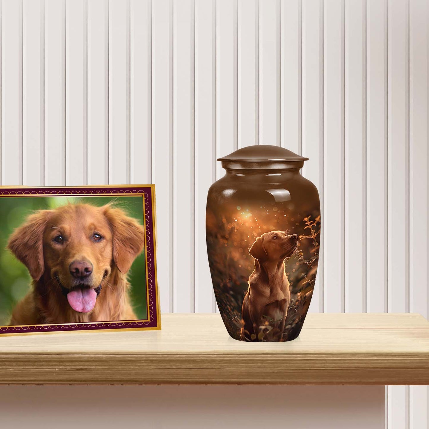 Personalized Dog Cremation Urn for Pet Ashes - Yatskia