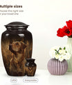 Golden Retriever Dog Pet Cremation Urn For Ashes - Large Dog Urn