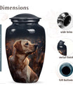 Golden Labrador Dog Pet Cremation Urn For Ashes - Pet Ashes Keepsake