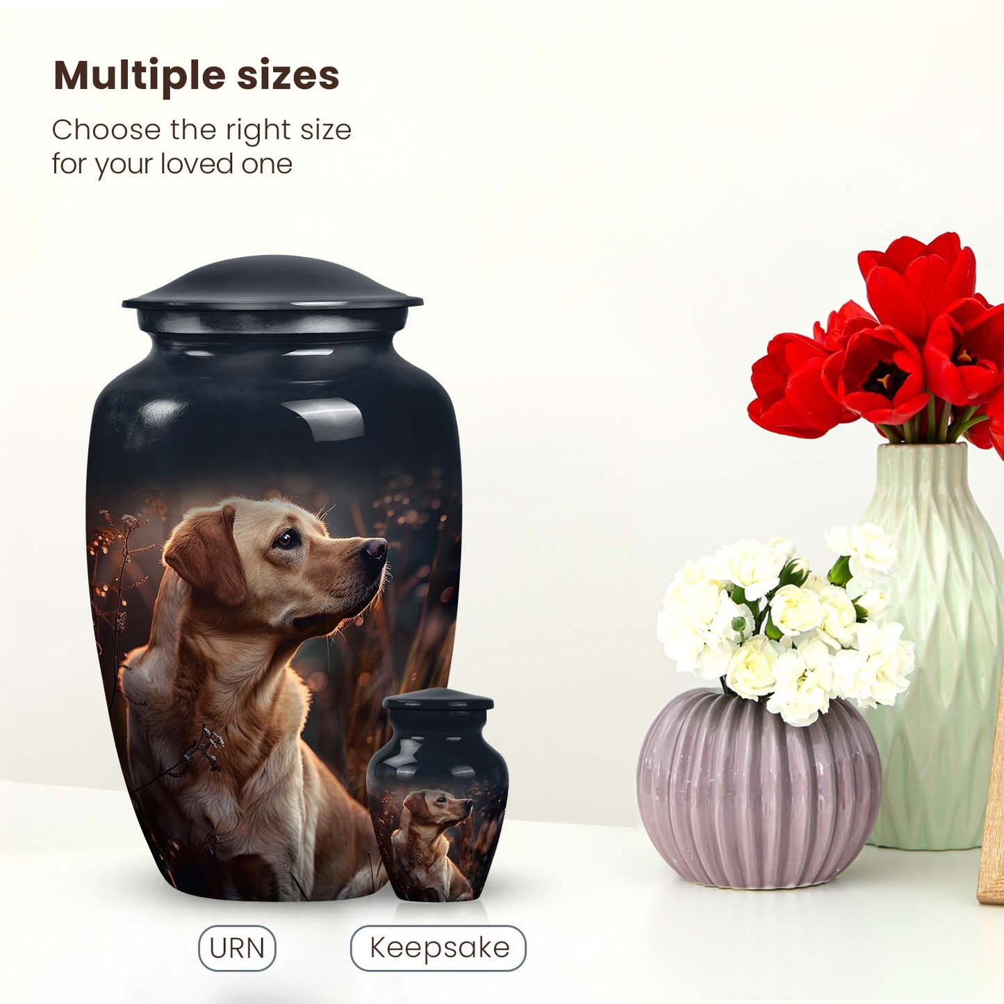 Personalized Dog Cremation Urn for Pet Ashes - Yatskia