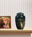 Golden Retriever Dog Pet Cremation Urn - Personalised Pet Urn