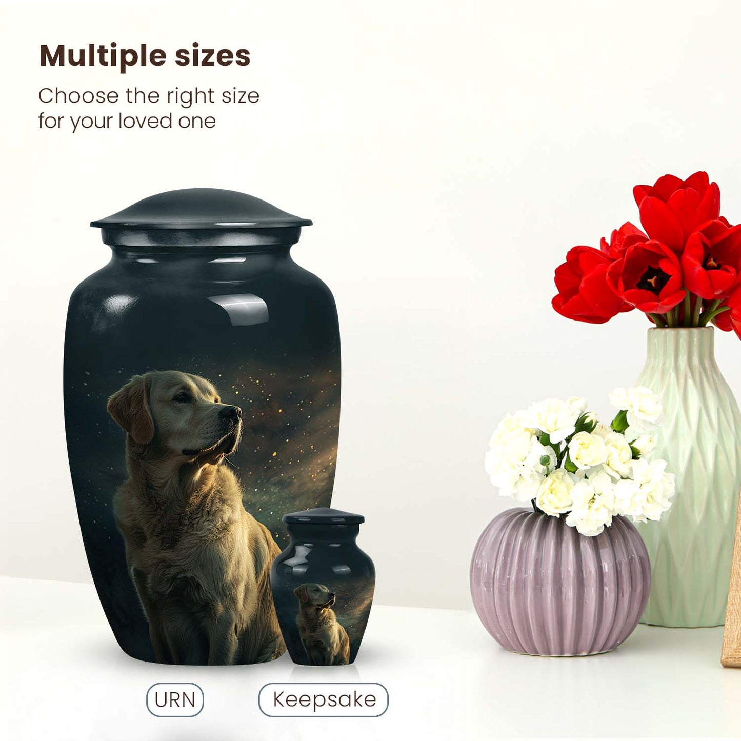 Personalized Dog Cremation Urn for Pet Ashes - Yatskia