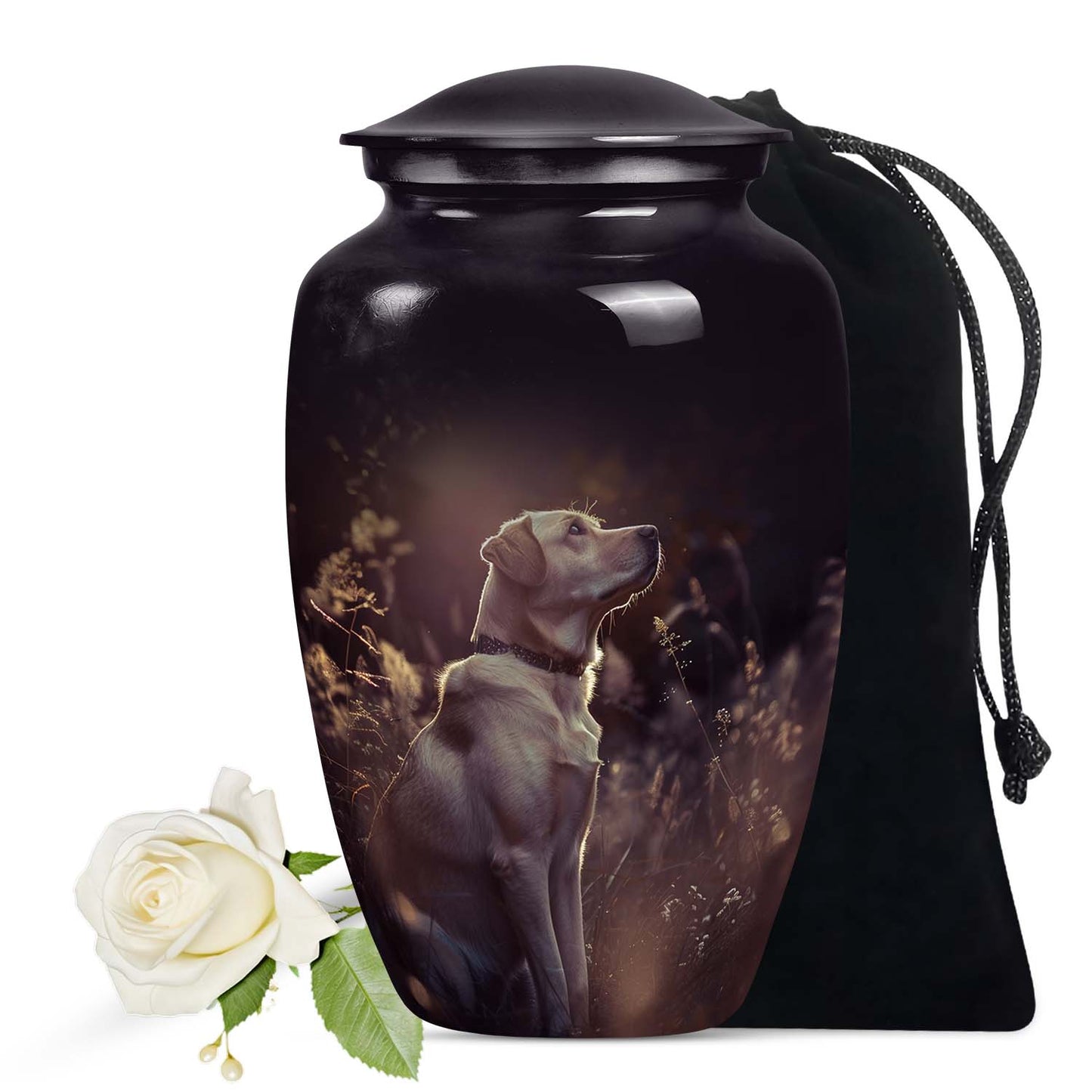 Labrador Dog Memorial Urn for Cherished Companions Cremation Keepsake