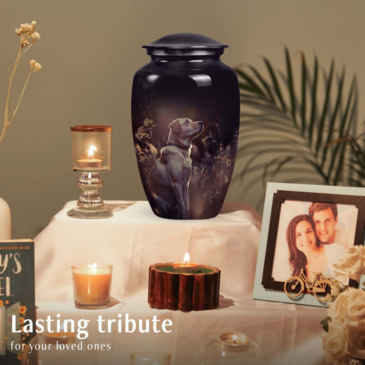 Labrador Dog Memorial Urn for Cherished Companions Cremation Keepsake