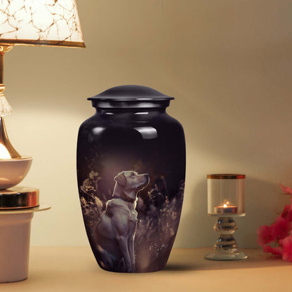 Labrador Dog Memorial Urn for Cherished Companions Cremation Keepsake