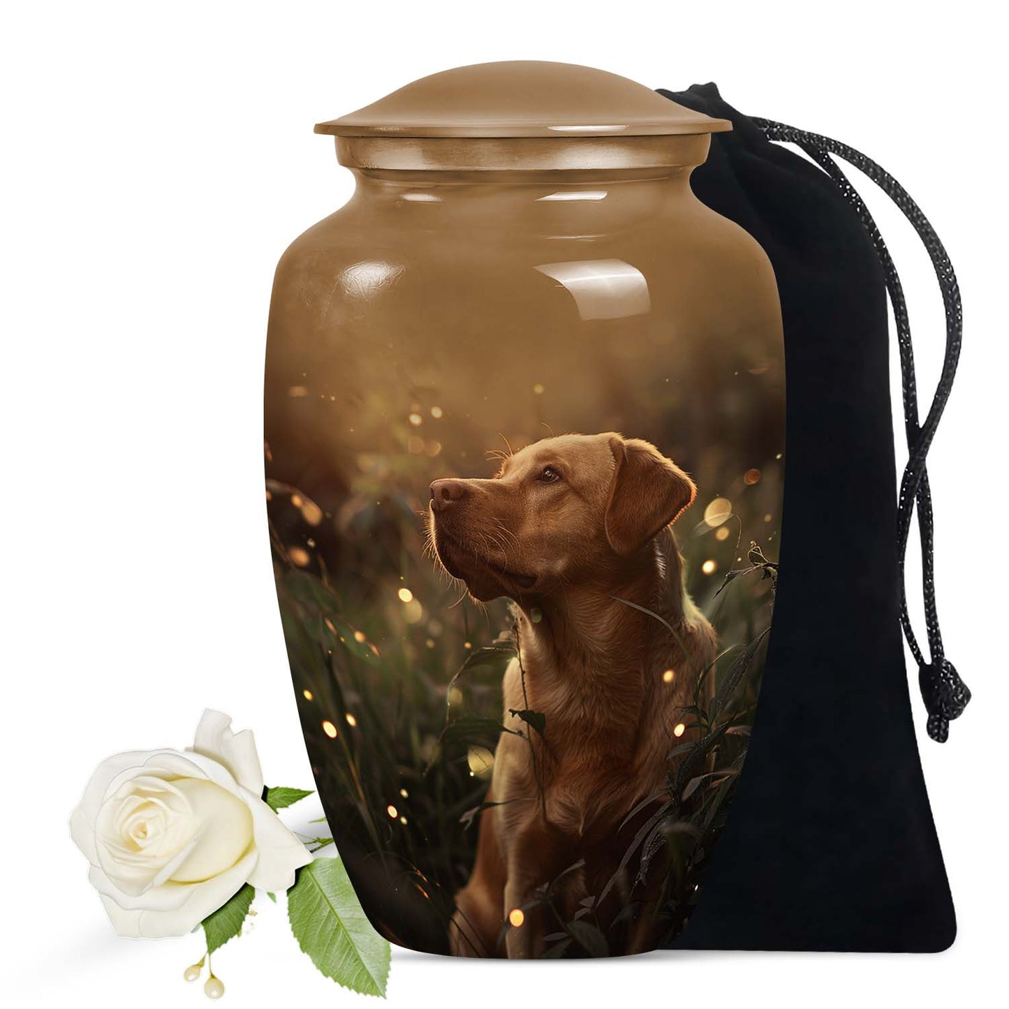 Personalized Dog Cremation Urn for Pet Ashes - Yatskia