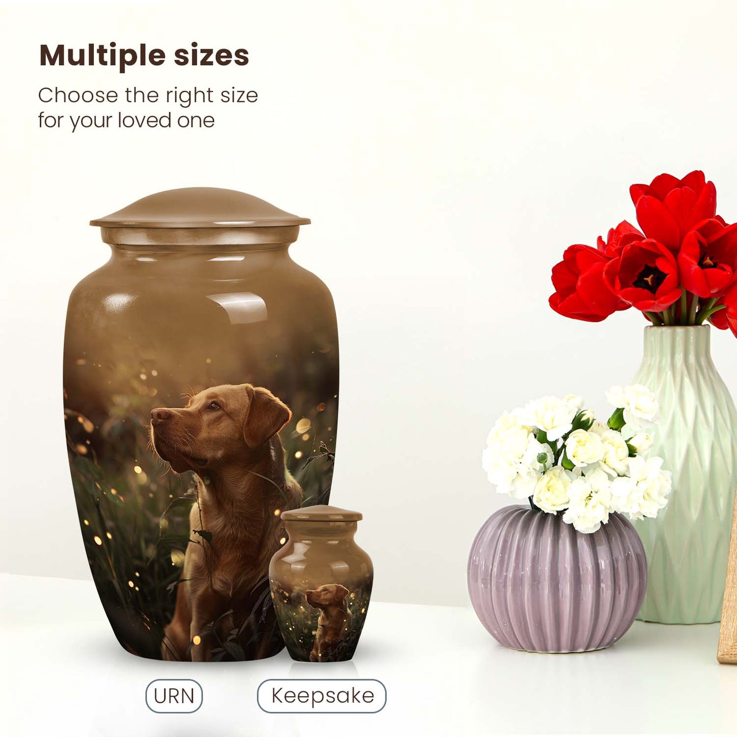 Personalized Dog Cremation Urn for Pet Ashes - Yatskia