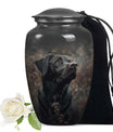 Black Labrador Dog Pet Cremation Urn For Ashes - Custom Pet Urn