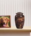 Golden Labrador Dog Pet Cremation Urn - Pet Memorial Urns