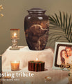 Golden Labrador Dog Pet Cremation Urn - Pet Memorial Urns