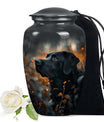 Black Labrador Dog Pet Cremation Urn For Remains - Pet Urns for Ashes