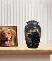 Black Labrador Dog Pet Cremation Urn For Remains - Pet Urns for Ashes