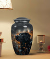 Black Labrador Dog Pet Cremation Urn For Remains - Pet Urns for Ashes