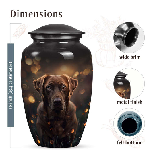 Adorable Labrador Dog Cremation Urn For Ashes - Unique Urn for Pet Ashes