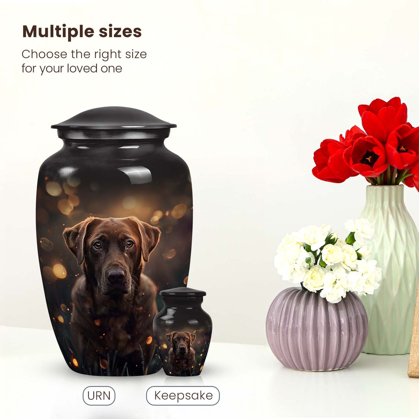 Personalized Dog Cremation Urn for Pet Ashes - Yatskia