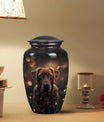 Chocolate Labrador Dog Pet Cremation Urn For Ashes - Custom Pet Urn