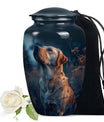 Golden Labrador Dog Pet Cremation Keepsake Urn - Custom Pet Urn