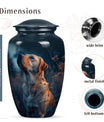 Golden Labrador Dog Pet Cremation Keepsake Urn - Custom Pet Urn