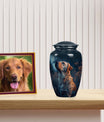 Golden Labrador Dog Pet Cremation Keepsake Urn - Custom Pet Urn