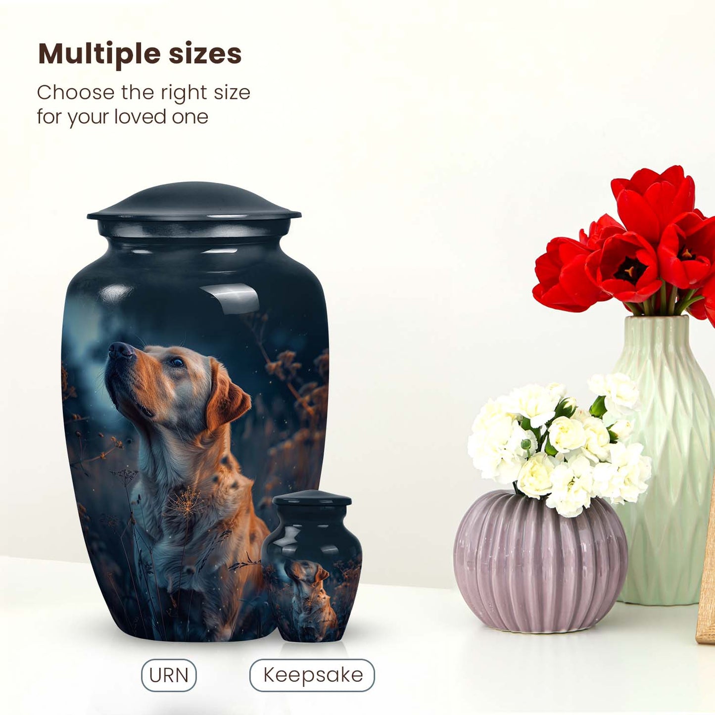 Personalized Dog Cremation Urn for Pet Ashes - Yatskia