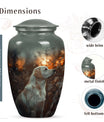 White Labrador Dog Pet Cremation Urn For Ashes - Pet Memorial Urns