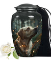 Golden Labrador Dog Cremation Keepsake Pet Urn - Small Pet Urn