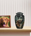 Golden Labrador Dog Cremation Keepsake Pet Urn - Small Pet Urn