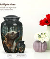 Golden Labrador Dog Cremation Keepsake Pet Urn - Small Pet Urn