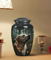 Golden Labrador Dog Cremation Keepsake Pet Urn - Small Pet Urn