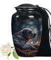 Golden Labrador Dog Pet Container For Remanis - Pet Ash Memorial