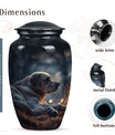 Golden Labrador Dog Pet Container For Remanis - Pet Ash Memorial